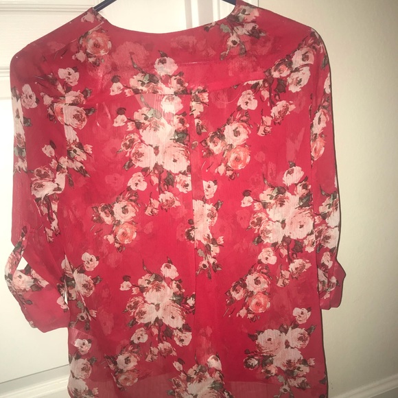 Stitch Fix Floral Blouse - Picture 3 of 5